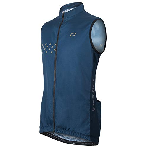 Men's Windbreaker Vest Windproof Sleeveless Jacket Visibility Safety Gilet Super-Light Coat Active2
