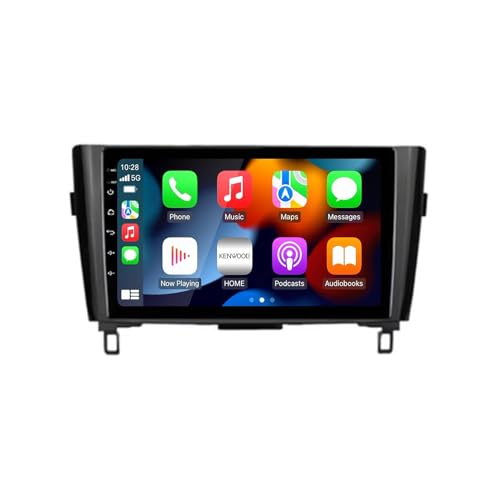 Android 13 Double DIN Pantalla Táctil Inalámbrica para Nissan Qashqai J11 x-Trail 3 T32 2014-2018 con GPS BT DSP Cámara Trasera Enlace de Espejo 9 Pulgadas Audio portátil de Pantalla de Coche(N3 4+6