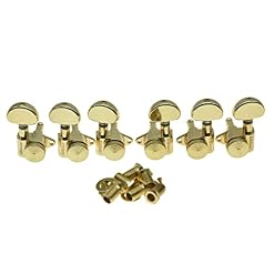 WNWN Verrouillage Tuners De Guitare 3×3 Touches De Réglage PEGS Guitare Machine Têtes pour Guitares Acoustiques… - Les Beatles, Paul McCartney, John Lennon, RIngo Starr, George Harrison