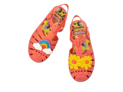 Image of mini melissa Possession Jelly Fisherman Sandal for Toddler and Kids | Iconic Fisherman Jelly Sandal for Toddlers & Girls, Adjustable Buckle, Waterproof, Bubblegum Scent, Play & Dress Shoes