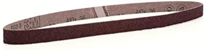 3M 26614 Cloth Belt 341D, 1" x 42" 36 X-Weight, Cloth Backing, Aluminum Oxide Abrasive Grit, 1" Width, 42" Length, (Pack of 200)