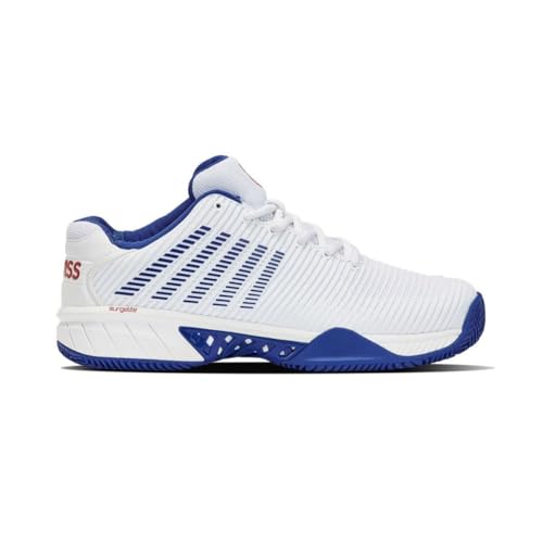 K-Swiss Hypercourt Express 2 HB dominando los partidos de tenis en tierra batida azul