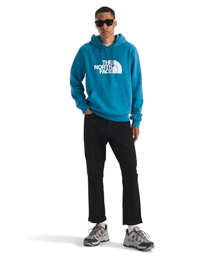 Image of THE NORTH FACE Men's Evolution Half Dome Hoodie | Sweatshirt With 2 Piece Hood, Adjustable Drawcord, Kangaroo Hand Pocket