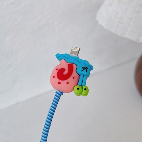 Image of Protective Charger Case for iPhone 18W 20W iPhone 15 14 13 12 11 Pro Max Charging Cable Charger Protective Cover Data Cable Protective Sleeve -(Snail)