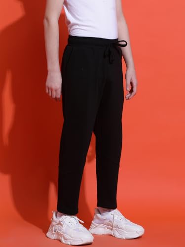 Image of Li'l Tomatoes Boys Looper Track Pant | Soft & Breathable Summer Casual Wear | Elastic Waist with Drawstring | 9-16 Years