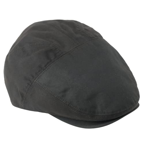 Gamble & Gunn ‘Goodwood’ Waxed Cotton Dark Brown Flat Cap (as8, Alpha, l) - Image 5