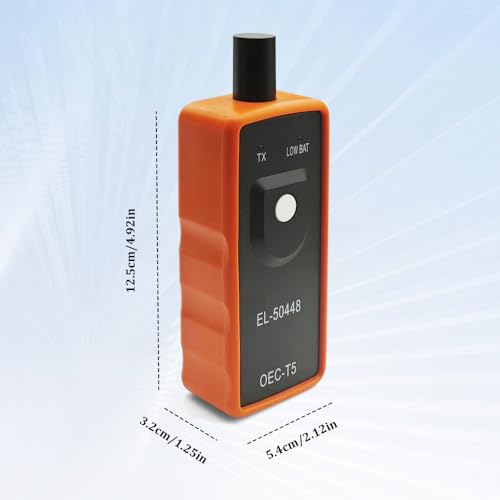 HQRNYP TPMS Relearn Tool for GM, Tire Sensor TPMS Reset Tool, Tire Pressure Monitor Sensor Activation Reset Tool EL-50448 OEC T5, Compatible with Buick Chevy Cadillac