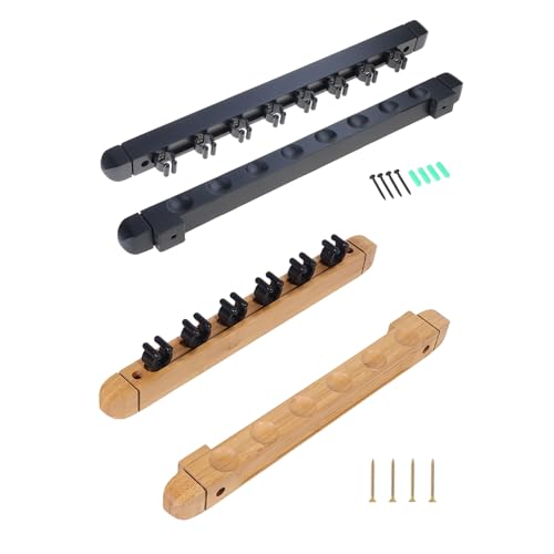Support de rangement queue de billard vertical multifonction noir - 5