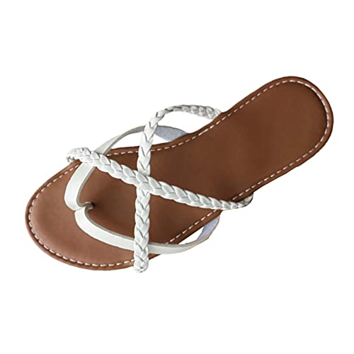 Flip Flops for Women Fashion Summer Sandals Wide Width Flat Sandal Flop Slides Shoe Footwear Beach Workout3