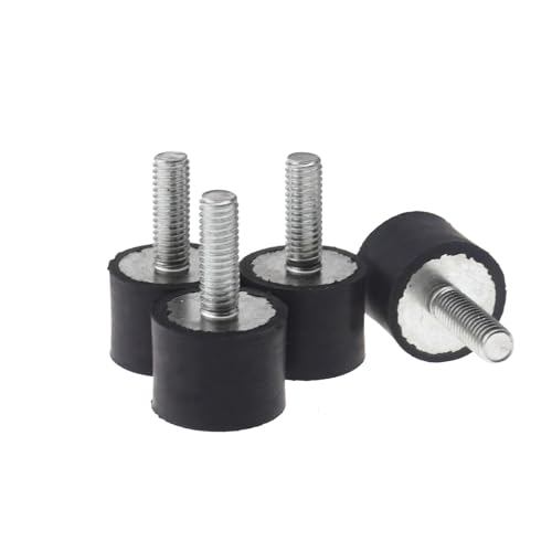 SING F LTD 4Pcs M6 / M8 Rubber Shock Anti Vibration Isolator Mounts Bobbin Thread Screw