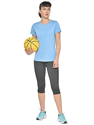 Image of CHKOKKO Women's High Rise Regular Fit Polyester Blend Leggings