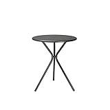  SCAB DESIGN Tavolo Modello LEO ø60CM in acciaio zincato e verniciato SET 2PZ- DISPONIBILE IN 6COLORI - PER INTERNI ED ESTERNI (ANTRACITE)