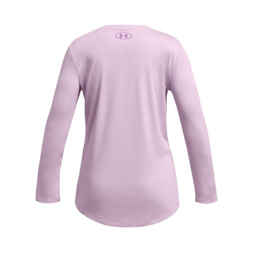 Image of Under Armour Girls' Tech Big Logo Printed Long Sleevedisc