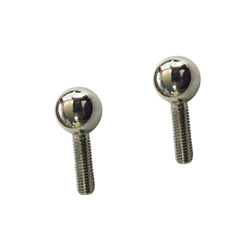 PartyKindom 2pcs Joint Spherical Ball Screw Printer Accessories Silver Diameter Bearing Steel Ball for Printer Parts Acc