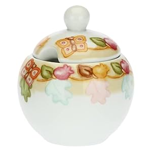 THUN – Zuccheriera – Linea Grace, Home Is Where Your Family Is – Cucina, caffè al Volo – Porcellana – 11x11x120 cm h; 300 ml