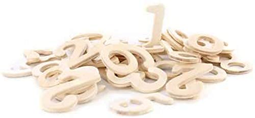 La Fourmi Houten nummers-35mm-40st, Beige, standart