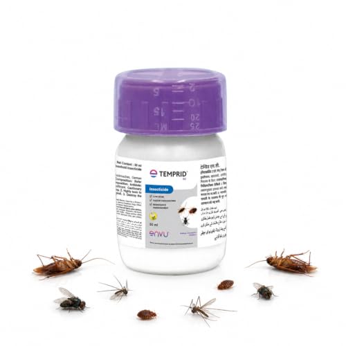 Temprid SC for Cockroach, Mosquitoes, House Flies & Bed Bug Control | No Smell | Mix Only with Water |General Pest Control Liquid | 50ml - Image 2