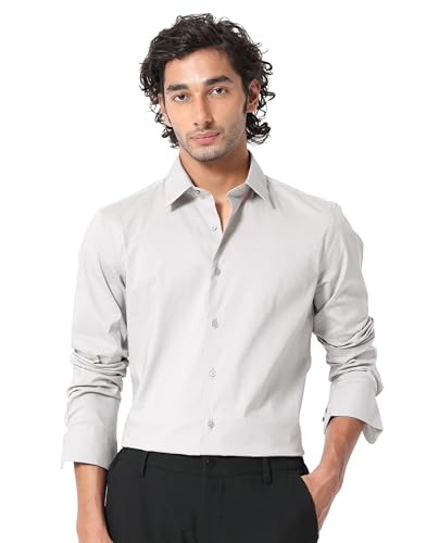 Image of Rare Rabbit Regular fit Plain Shirt