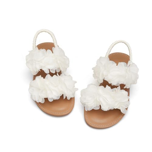 Image of Toddler Girls Sandals Summer Flats Dress Shoes for Baby Little Kids Girl