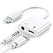 Produktbild [2 in 1] Lightning Jack-KopfhöreradapterApple MFi Certified Lightning-auf-3,5-mm-Klinke-Aux-Audio-Kopfhörer kompatibel für iPhone 12/11/XS/XR/X 8 7 Audio-Kopfhöreradapterunterstützt alle iOS-Systeme