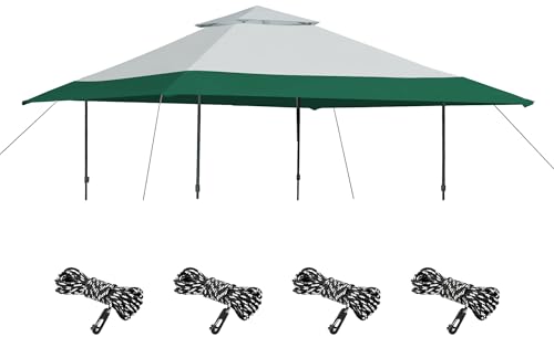 OZKUSA Replacement Cover Compatible with Ozark 14 x 14 Instant Lighted Canopy Canopy Top ONLY (Forest Green)