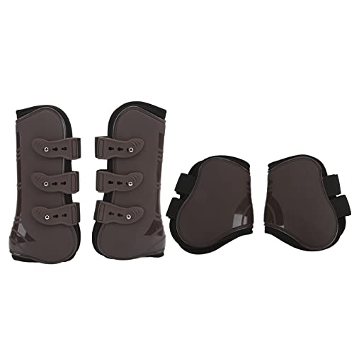 Botas de caballo protectoras de PU para evitar rozaduras en el tendón 6