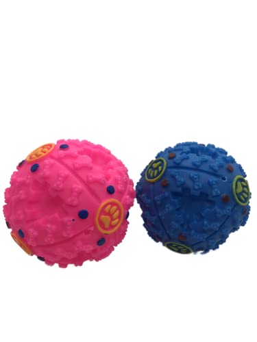 bola pet brinquedo para cães e gato rosa