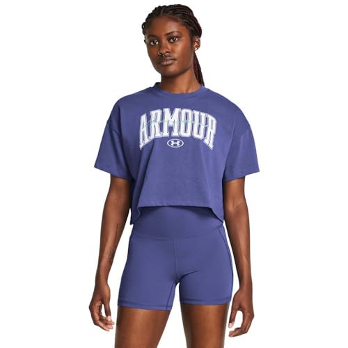 T-shirt Under Armour HW Scripted Crop femme idéal pour le yoga