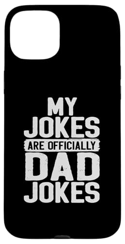 New Dad First Fathers Day My Jokes Are Official Dad Jokes �X�}�z�P�[�X iPhone 15 Plus �p