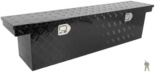 SCITOO 60" Aluminum Diamond Plate Truck Bed Tool Box,Heavy Duty C...