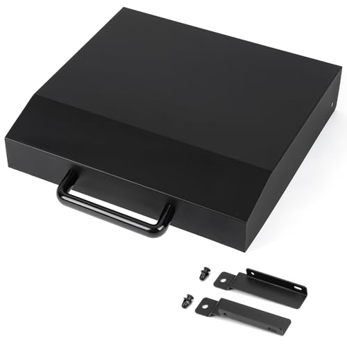 Stanbroil Hard Cover for 17 inch Blackstone Griddle with Front Grease System Griddle Lid Fits Models with Removable Screws on Griddles Rear Panel Only