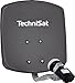 Produktbild TechniSat DIGIDISH 33  Satelliten-Schüssel für 1 Teilnehmer (33 cm kleine Sat Anlage - Komplettset mit Wandhalterung und Satfinder V/H-LNB) grau