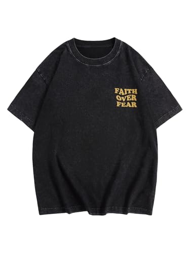 SOLY HUX T Shirts for Men Baggy Streetwear Short Sleeve Crewneck Letter Graphic Tee Tops2