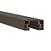 WAC Lighting, H Track 4FT Single Circuit 120V with 2 Endcaps in Dark Bronze