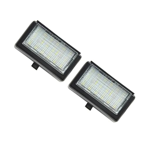 QYEHTUN License Number Plate Lights Compatible With Smart For Roadster 452 2003 2004 2005 2006 12V Number Lamp License Plate Light Assembly