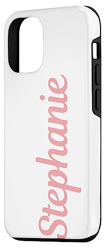 Iphone 12/12 Pro Stephanie Personalized Name Cute Rose Pink Gifts Cell Phone Case #TOP1