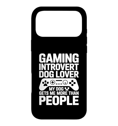 �Q�[�~���O �����I �� ���l My Dog Gets Me More Than People �X�}�z�P�[�X iPhone 17 Pro Max �p
