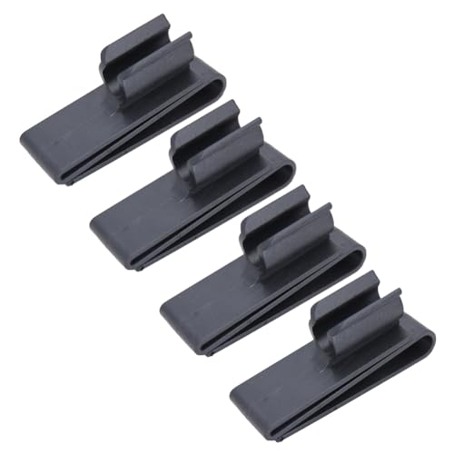 lasenersm 4 Pieces Golf Club Bag Clips On Putter Clamp Holder Organizer Golf Bag Clip On Putter Clamp Holder Golf Putter Clip Organizer Plastic Golf Putter Holder Golf Accessories, Black