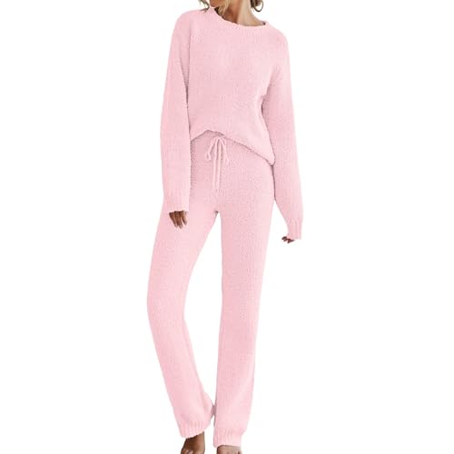 Pyjama chaud en peluche rose XS pour des soirées cocooning confortables