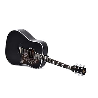 Sigma Guitars DM-SG5-BK+ – Édition limitée – Noir. - Les Beatles, Paul McCartney, John Lennon, RIngo Starr, George Harrison Sigma Guitars DM-SG5-BK+ - Édition limitée - Noir. – Image 2