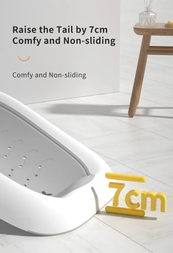 Image of Baby Bather and Bath Chair for Newborns & Infants 0-10 Months, Foldable & Adjustable, Anti-Skid Base, Washable Soft Mesh Seat, Perfect New Born Baby Products, Baby bath seat, Baby Essentials, Ideal Baby Shower Gifts, Toys (MNBS2 BLUE)