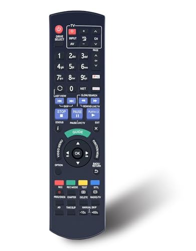 Replacement Remote Control for Panasonic DMR-BWT850EB DMR-HWT250EB DMR-PWT550EB DMR-PWT655EB DMR-HWT150EB HDD DVD Blu-Ray Recorder