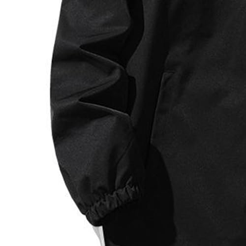 JEShifangjiusu Men's Lightweight Water Resistant Lapel Button Up Windbreaker Jacket Casual Outdoor Bomber Military Jackets2