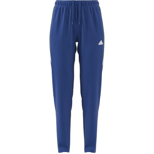 Adidas Women's Tiro Cut 3-Stripes Track Pants, Blue/Green/White, Small - image 7