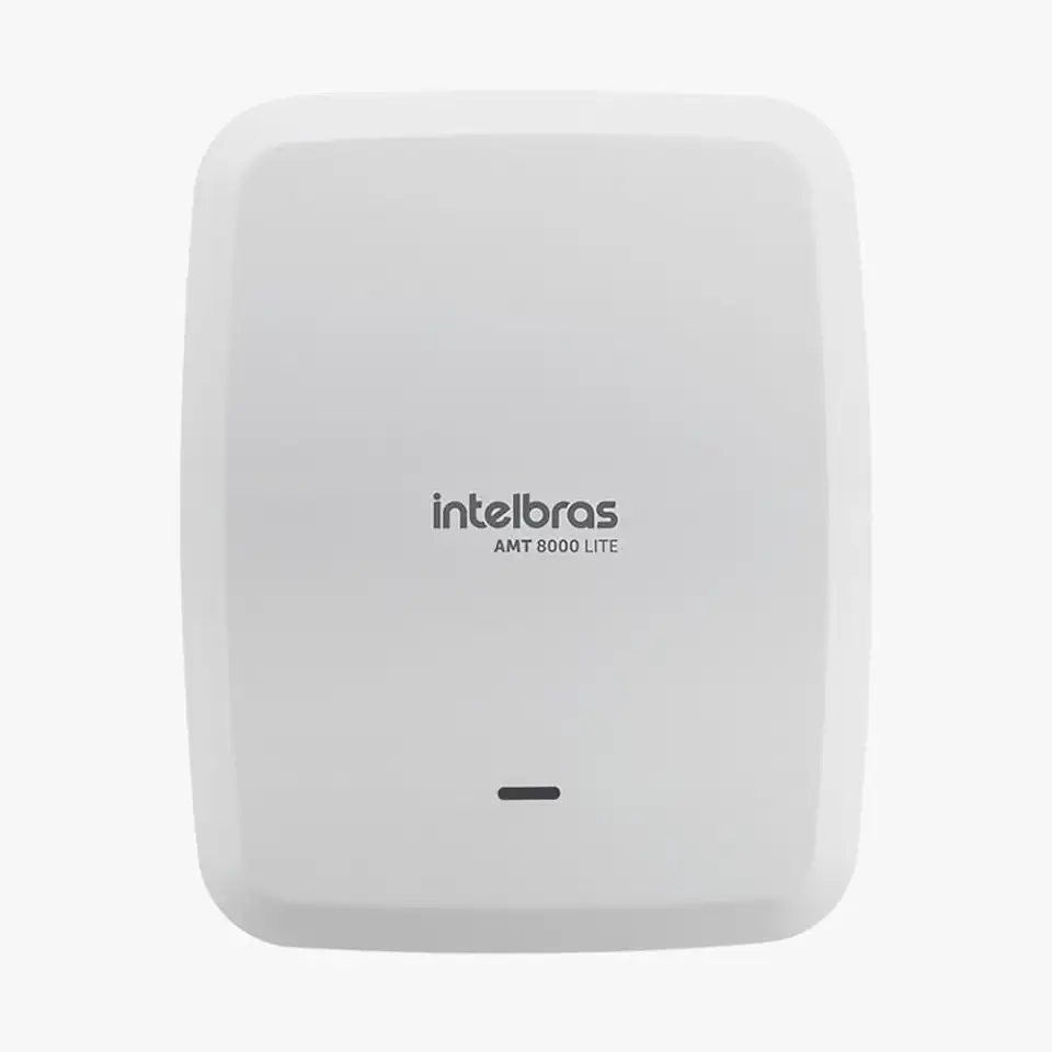 Central de alarme 64 Zonas com sirene S/Fio RJ45 Monitorado via App celular Intelbras AMT 8000 Lite