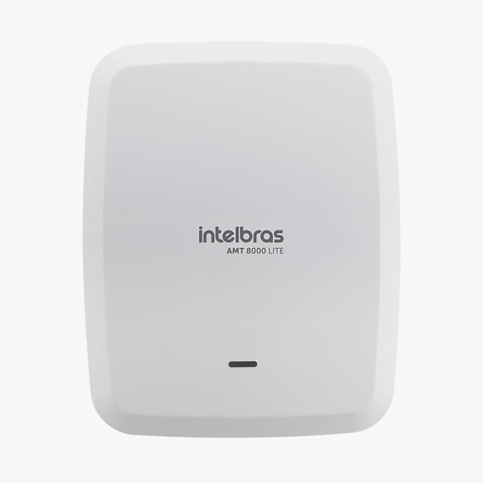 Central de alarme 64 Zonas com sirene S/Fio RJ45 Monitorado via App celular Intelbras AMT 8000 Lite