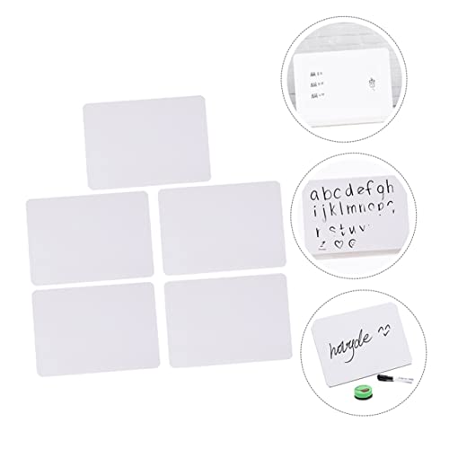 Tableaux blancs sans cadre (lot de 5) recto verso pour dessin et maths - 3