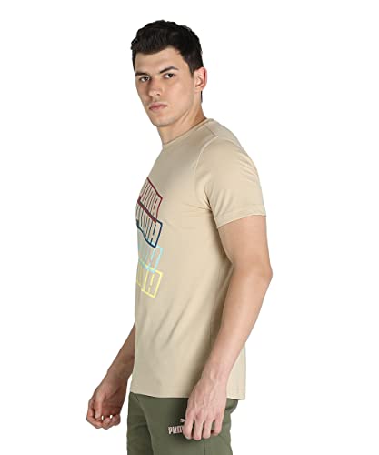 Image of Puma Men Cotton Fitted T-Shirt