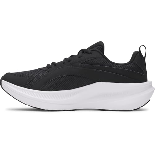 Under Armour Women's Charged Assert 11, (001) Black/Black/White, 8, US