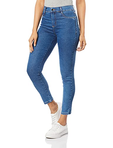 Sawary Jeans Calça skinny, Feminino, Azul, 38